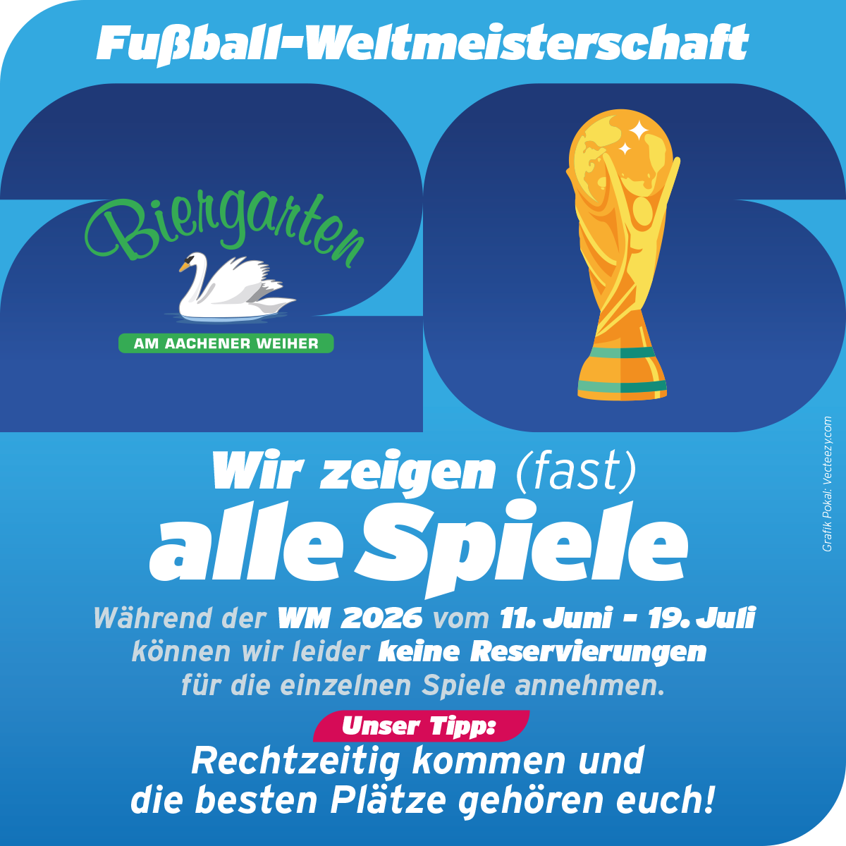 Reservierungen - Hinweis